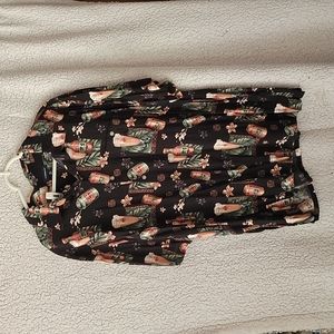 Men's button up short sleeve top